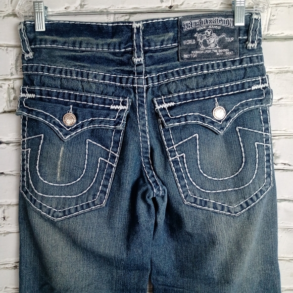 TRUE RELIGION Mens Denim Blue Jeans Size 32 - Picture 4 of 15